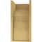 Ekena Millwork 10"W x 10"D x 20"H Wide Monterey Rough Cedar Woodgrain TimberThane Corbel, Primed Tan CORUR10X10X20MONRCPR - alternate 3
